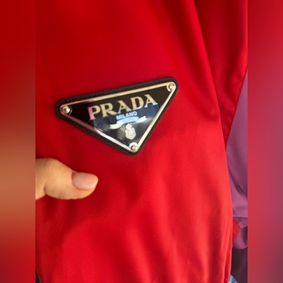 Prada Colorblock Jacket Nylon Multicolor Pristine Condition Worn Once - Picture 5 of 7